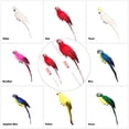 thumbnail image 2 of 1 PC Creative Yard Ornament  Garden  Simulation Bird Animal Figurine Parrot Miniature  Feather SAPPHIRE BLUE 35CM, 2 of 8