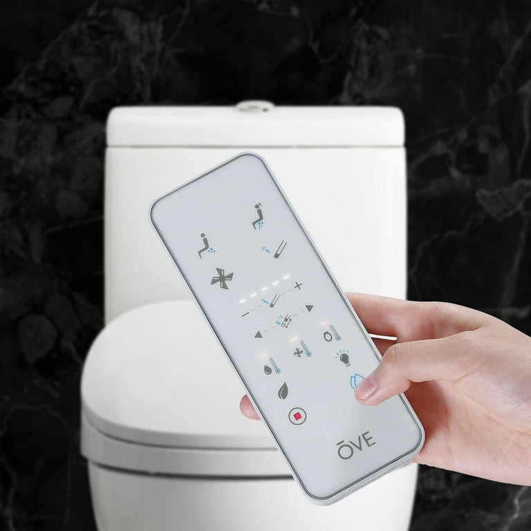 New Ove Enlight Color Changing LED hot Remote Control Smart Bidet Seat Heated