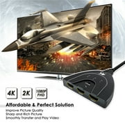 3-Port HDMI Splitter Switch Cable 2ft 3 In 1 out Auto High Speed Switcher Splitter Support 3D,1080P For HDMI TV, PS3, Xbox One,etc