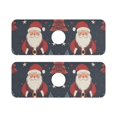 thumbnail image 7 of Yayeee Faucet Mat for Kitchen Sink 14.7" Diatomite Long Splash Guard Pad, Blue Christmas Santa, 2 Pack, 7 of 7