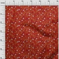 thumbnail image 3 of oneOone Velvet Red Fabric Asian Paisley Floral Sewing Craft Projects Fabric Prints By Yard 58 Inch Wide, 3 of 4