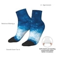 thumbnail image 6 of Pofeuu Blue Glitter Sparkles Print 30cm Socks, Adult Running Hiking Socks for Youth and Adult, 6 of 7