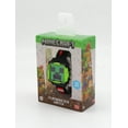 thumbnail image 3 of Minecraft Children's Unisex Black Silicone Wristwatch with Flashing Metallic Case, MIN4069WM, 3 of 7