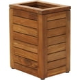 thumbnail image 4 of AquaTeak Spa Teak Waste Basket No Lid, 4 of 6