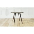 thumbnail image 2 of Flats & Castles Wesley 37" Round Wood Dining Table in Charcoal Walnut, 2 of 5