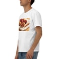 thumbnail image 3 of Custom Print Old Newspaper Men's T-Shirt Tees White Top, 3 of 4