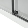 thumbnail image 2 of Dreamwerks Alexandria Black 60"W x 78.6"H, 5/16" Thick Clear Alcove Shower Door Kit, 2 of 14