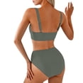 thumbnail image 6 of Xucatan Women's High Waisted Two Piece Bikini Set with Adjustable Straps and Removable Pads, Modest Cozy Swimsuit with Skirted Bottom for Beach Pool Vacation Gift, 6 of 6