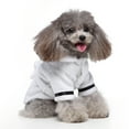 thumbnail image 6 of Dengjunhu Pet Bathrobe, Dog Bath Towel Adjustable Cat Gown Bath Robe Quick Drying with Belt & Hood for Puppy Small Dogs Cats, 6 of 7