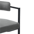 thumbnail image 6 of Guyou Fabio 26" Upholstered Bar Height Bar Stools with Metal Frame, Grey/Fur(Set of 2), 6 of 11