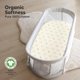 thumbnail image 2 of Paquete de 2 sábanas orgánicas para cuna de bebé (100 % algodón, compatibles con Halo Bassinest Swivel Sleeper, Graco, Baby Delight, Chicco y Bumble Bear)., 2 of 9
