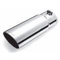 thumbnail image 1 of Gibson Exhaust Exhaust Tail Pipe Tip 500374 2-1/2 Inch Inlet; 3-1/2 Inch Outlet; Stainless Steel; Round; Angled Cut; 12 Inch Length, 1 of 5