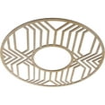 thumbnail image 2 of Ekena Millwork 36"OD x 13 1/8"ID x 1/4"T Empire Wood Fretwork Pierced Ceiling Medallion, Hickory, 2 of 3