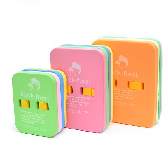 BESTSKY Swimming Back Float Adjustable 4 Layers Swim Belt Bubble Swim Bubble Back Float for Kids Safety Training Swim Floaties for Kids Beginners Swimming Sport Pool Lesson