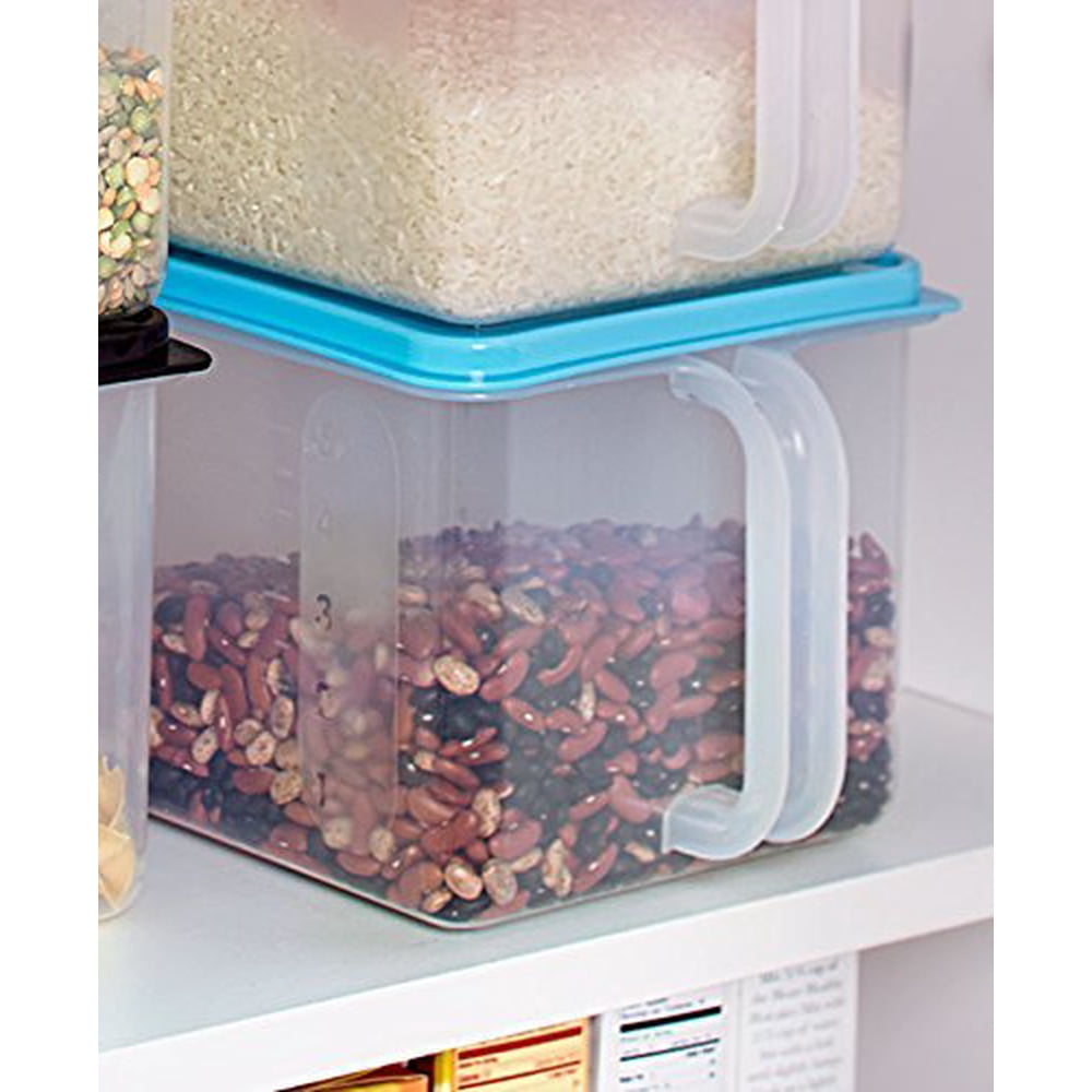 Bulk Storage Handled Bins (Blue), Perfect for rice, flour and other