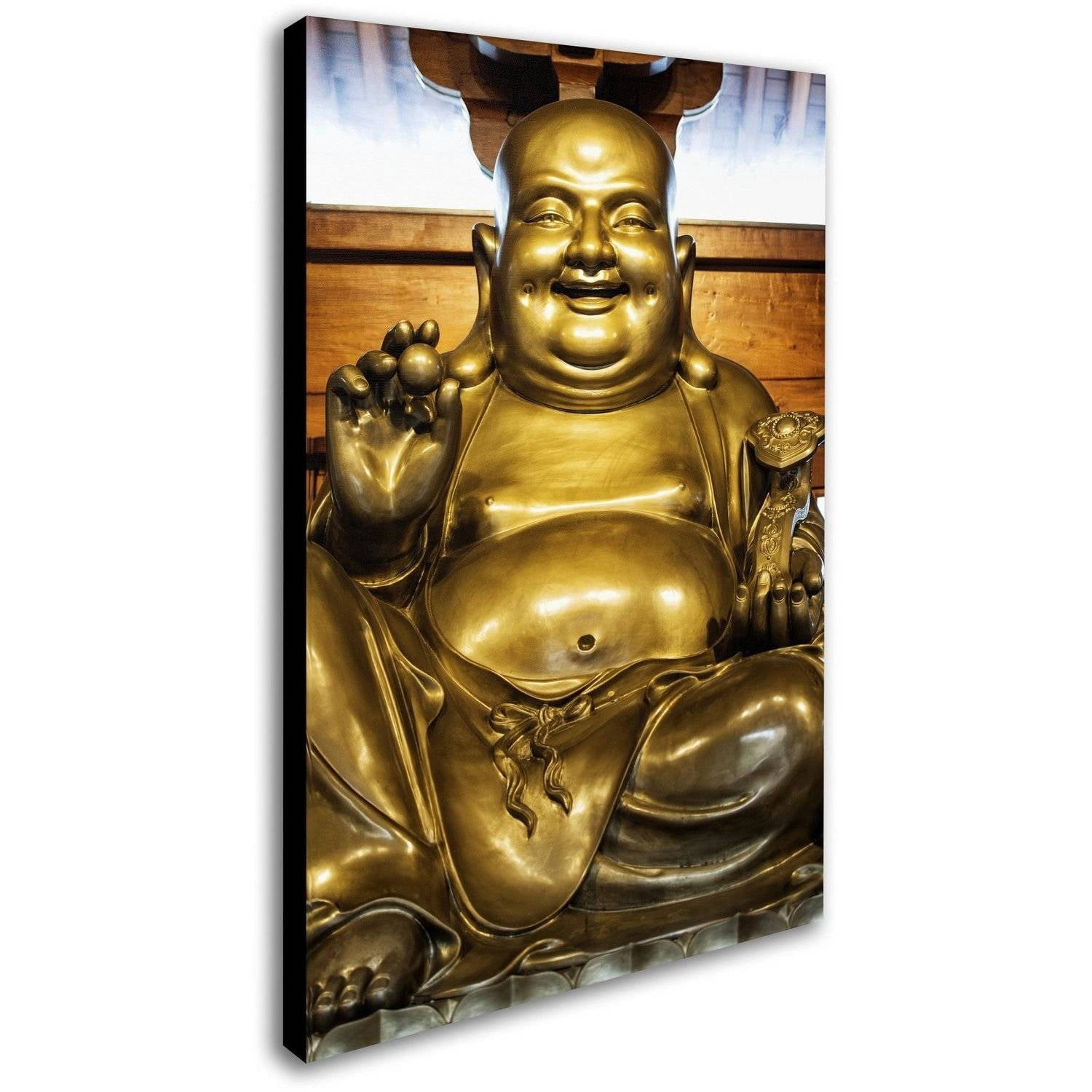 Trademark Fine Art "Gold Buddha" Canvas Art by Philippe Hugonnard