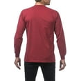 thumbnail image 3 of Pro Club Men's 3-Pack Heavyweight Cotton Long Sleeve Crew Neck T-Shirt, 3 of 5