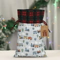 thumbnail image 5 of Gaeub Trains And Cactuse Print Christmas Gift Bag with Drawstrings,Drawstring Gift Bag for Xmas,Christmas Linen Bag,Gift Wrapping Bags for Presents Party -Black, 5 of 8