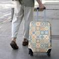 thumbnail image 4 of Travel Luggage Cover Suitcase Protector Fits 18-32 Inch Luggage Wheel Covers Patterned Travel Related Items Flower Luggage Protector Elastic Luggage Anti-scratch Suitcase Cover M, 4 of 6