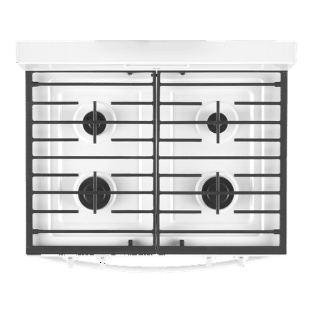 Whirlpool - 5.0 Cu. Ft. Freestanding Gas Range with Self-Cleaning and SpeedHeat Burner - White