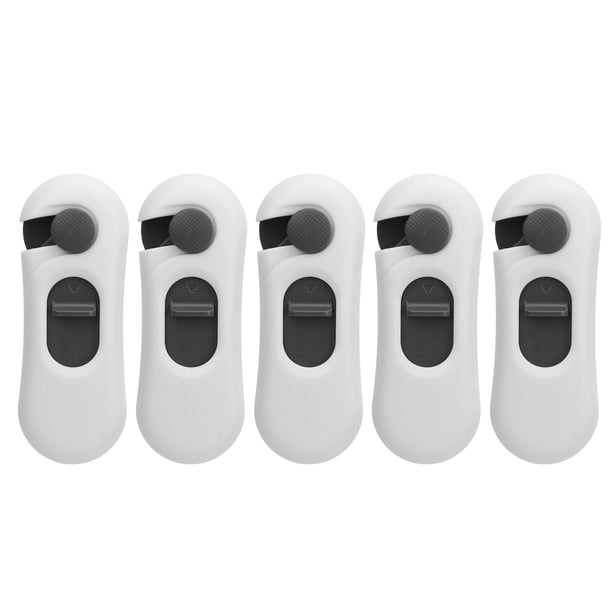 Cerraduras de cajones de seguridad para bebés, gabinete de seguridad para bebés de 5 piezas Cerraduras de gabinetes de seguridad para bebés Cerraduras de gabinetes a prueba de bebés de alta capacidad