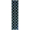thumbnail image 4 of SAFAVIEH Newport Joselyn Geometric Cotton Area Rug, Black/Blue, 5'6" x 8'6", 4 of 9