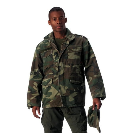 - Vintage M-65 Field Jacket - Woodland Camo - Size Xlarge