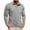 Gray, variant on UVEASISHA Mens Polos Shirts with Pocket Long Sleeve Collared Golf Shirts Fall Casual Workout Poloss Green XXXL