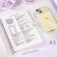 thumbnail image 3 of Cuaderno tamaño A5, 120 páginas, tapa blanda, transparente - para escribir y tomar notas., 3 of 4