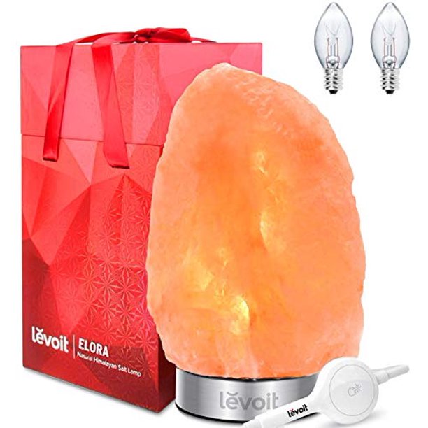 Levoit Elora Salt Lamp, Himalayan / Hymilain Sea Salt Lamps, Pink
