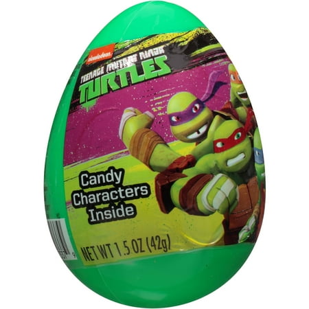 Nickelodeon Teenage Mutant Ninja Turtles Candy Filled Plastic Easter Egg, 1.5 Oz.