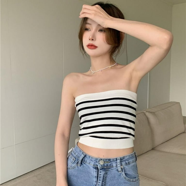 Ribbed Knit Crop Top - Women - Ready-to-Wear