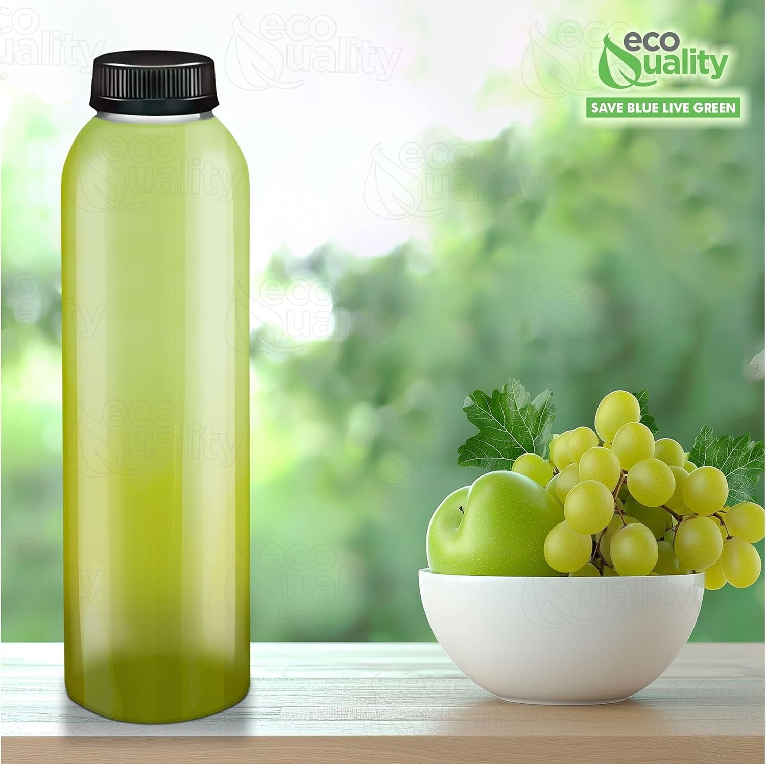 16 oz Clear Round Plastic Juice Bottles with Caps BPA-Free, Leak Proof Disposable Drink Containers for Juicing, Tamper Proof, Smoothies, Shakes & Beverages Food-Grade Bulk Pack Juice Bars, Cafes(100)