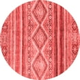 thumbnail image 1 of Ahgly Company Indoor Round Southwestern Red Country Area Rugs, 4' Round, 1 of 4