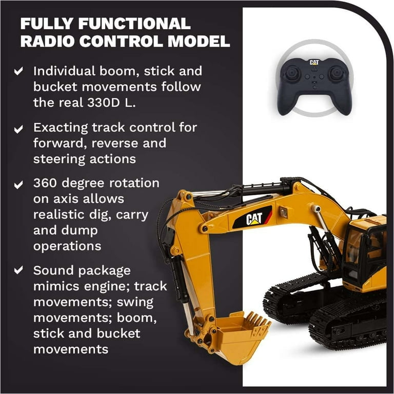 CAT RC Excavator コントローラー付き RC excavator Cat - Free