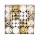 thumbnail image 4 of 44 bolas navideñas decorativas de 3 a 6 cm. Dorado y Blanco, 4 of 9