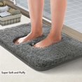 thumbnail image 5 of Alfombra de baño absorbente, antideslizante, suave y agradable para la piel, con diseño de ranas, 45 x 65 cm, 5 of 5