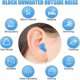 thumbnail image 2 of moldable ear plugs for swimming 14 pairs soft silicone reusable, 2 of 5