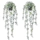 thumbnail image 1 of Plantas artificiales colgantes con macetas, 2 piezas de plantas artificiales., 1 of 1