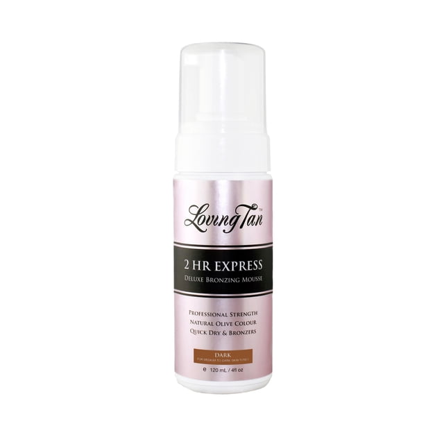 Mousse Auto Tanner Loving Tan 2 HR Express, 120 ml, color oscuro