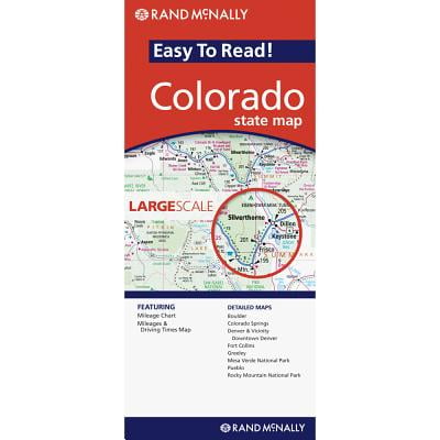 Colorado Road Map - Colorado Easy to Read: 9780528881121
