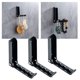 thumbnail image 5 of Percha de pared 3x ganchos colgantes de pared percha de tela de aluminio percha para dormitorio sala de Magideal Percha de pared, 5 of 7