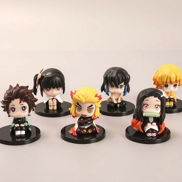 Set of 6 Anime Figures Set, Anime Stuff Assembled Action Figures Toy Set for Birthday Christmas and Fan Collection Action Figures Adult Kids Figure Gift