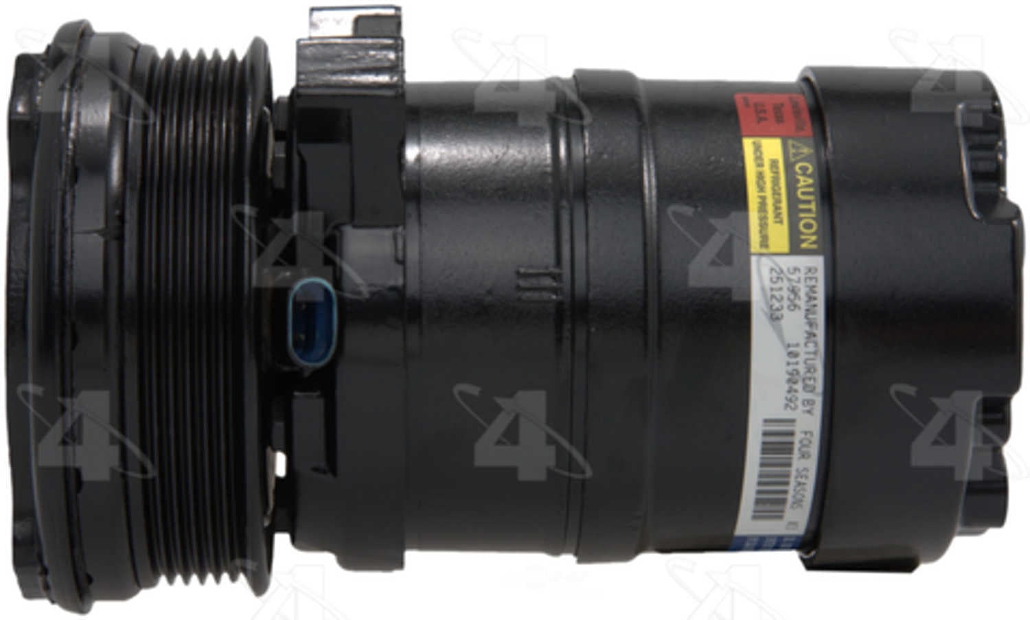 Four Seasons A/C Compressor P/N:57956 Fits select: 1999 CADILLAC COMMERCIAL CHASSIS, 1998 CADILLAC DEVILLE
