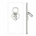 thumbnail image 1 of morse code thank-you dot-line expression ph  stand holder kickstand universal support, 1 of 3