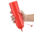 thumbnail image 3 of 720ml 10pcs , Set Plastic Condiment Cream Vineger White Dispenser For Sauce Oil, 3 of 8
