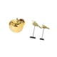 thumbnail image 5 of Escultura De Fruta, Figura De Cerámica, Decoración, Colección, Artesanía, Adorno Delicado, Estatua De Escritorio, Estatuas De Pájaros De Madera, Figuras De Animales, Esculturas, Adornos, 5 of 8