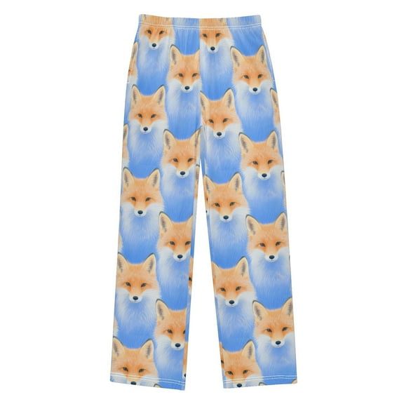 joogoo Cute Fox Pajama Pants Pj Bottoms Sleepwear Lounge L
