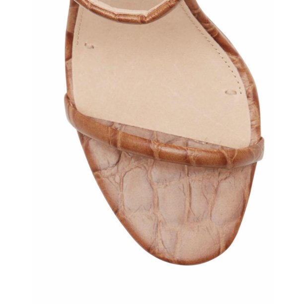 Louise Et Cie ISANDRO TOASTED ALMOND VERNIS CROCO SANDAL Walmart