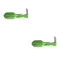 thumbnail image 3 of Pelador de escamas de pescado Bewildely mango largo Raspador de acero inoxidable cuchara incorporada verde 2piezas, 3 of 6